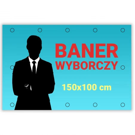 ELECTION BANNER mesh 150x100 cm 100 pieces