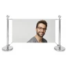 Cafeteria set - Chrome Fencing posts 