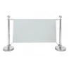 Cafeteria set - Chrome Fencing posts 