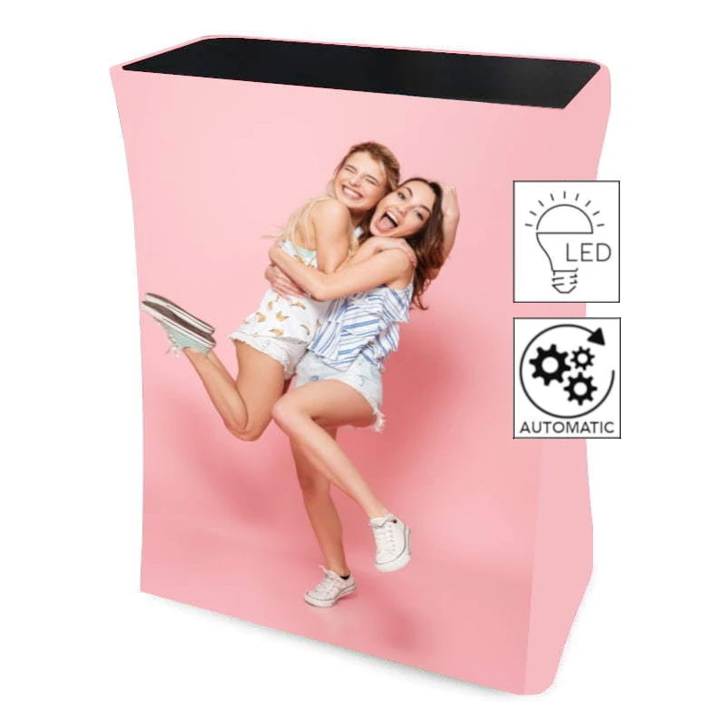 Preston Automatic LED Rectangle Stand Tribunes 