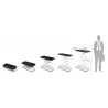 Preston Automatic LED Rectangle Stand Tribunes 