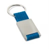 Metal rectangular key ring TECH Keychains Logo printing or engraving