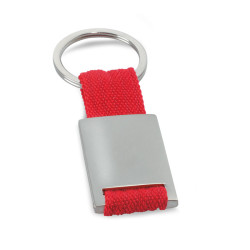 Metal rectangular key ring TECH Keychains Logo printing or engraving