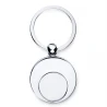 Metal key ring with token EURING Keychains Logo printing or engraving