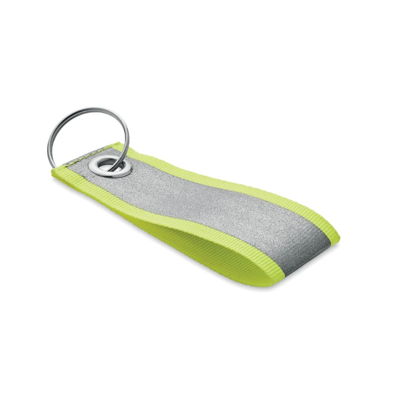 Reflective key ring REFLEKEY Keychains Logo printing or engraving