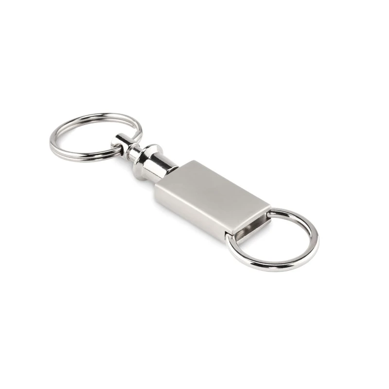 Pull apart split key ring KEYSPLIT Keychains Logo printing or engraving