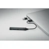 USB 4 port hub 19 cm CURRENT USB sticks Logo printing or engraving