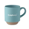 Ceramic stackable mug 170 ml CERACK Promotional porcelain mugs Logo printing or engraving