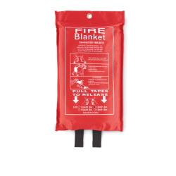 Feuer-Löschdecke 120x180cm VATRA Zubehör für die Werbung Logodruck oder Gravur