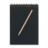 Scratching paper notebook BLACK Crayts and highlighters Logo printing or engraving