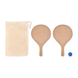 Beach tennis set RAQUET Beach artifacts Logo printing or engraving