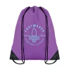 190T Polyester drawstring bag SHOOP Bags and umbrellas Logo printing or engraving