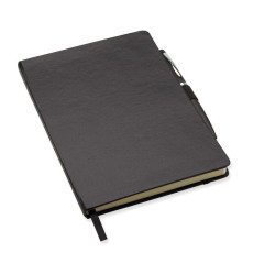 A5 notebook with pen 72 lined NOTAPLUS Notebooks Logo printing or engraving