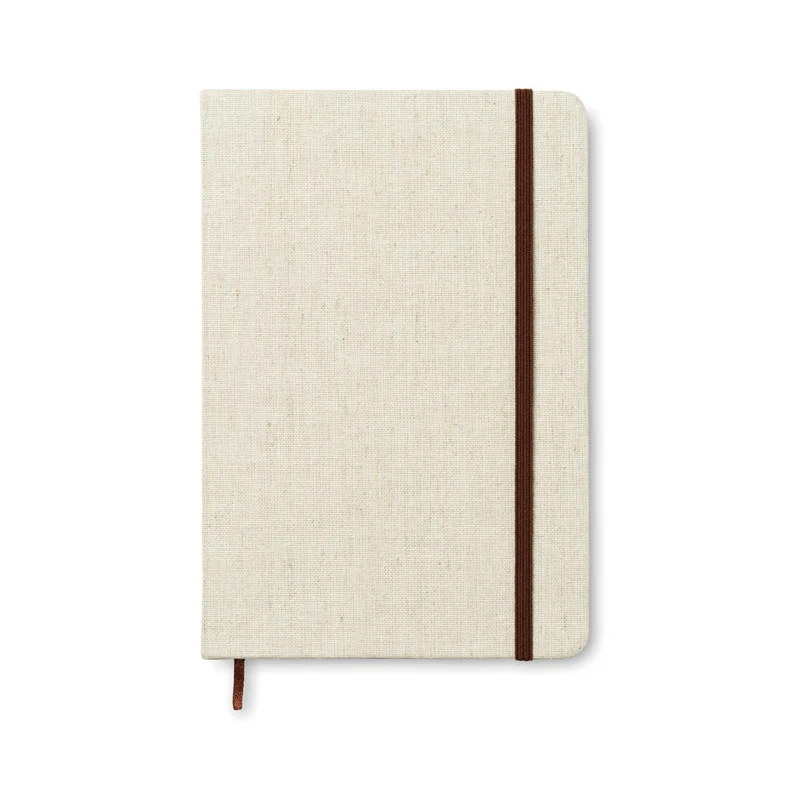 A5 canvas notebook CANVAS Notebooks Logo printing or engraving