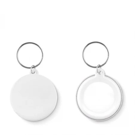 Small pin button key ring PIN KEY