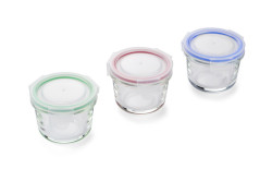 Glass jars PESTO set 3 x 120 ml Kitchen Logo printing or engraving