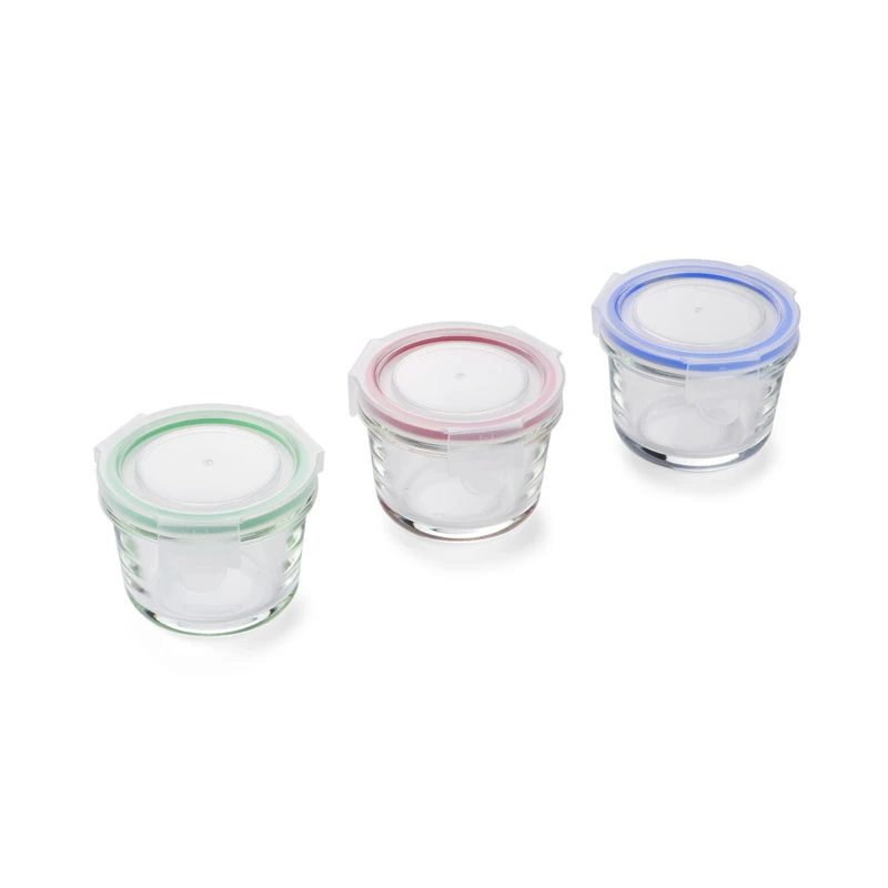 Glass jars PESTO set 3 x 120 ml Kitchen Logo printing or engraving