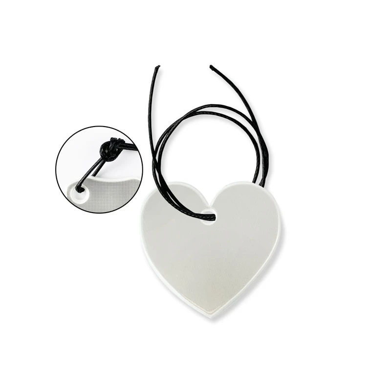 Přívěsek REF-HEART Reflexní Tisk nebo gravírování loga