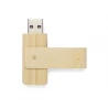 Bamboo USB flash drive TWISTER 16 GB USB sticks Logo printing or engraving