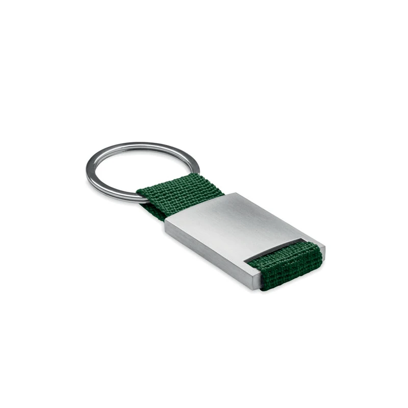 Metal rectangular key ring TECH