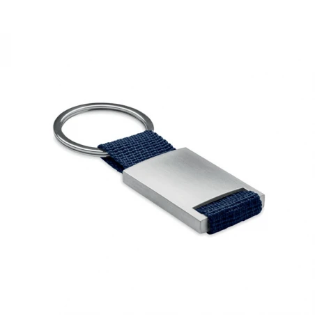 Metal rectangular key ring TECH