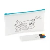 Pencil case with 4 crayons CRAY