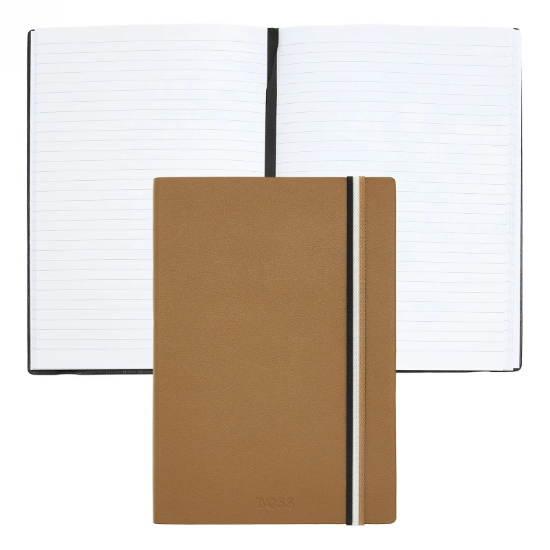 A5 Iconic Black Lined Notebook