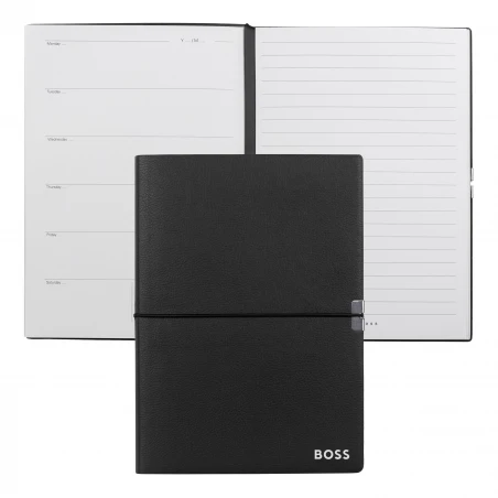 A5 Elegance Storyline Grey Lined Notebook