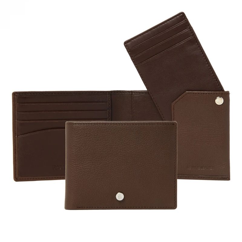 Button Black Wallet