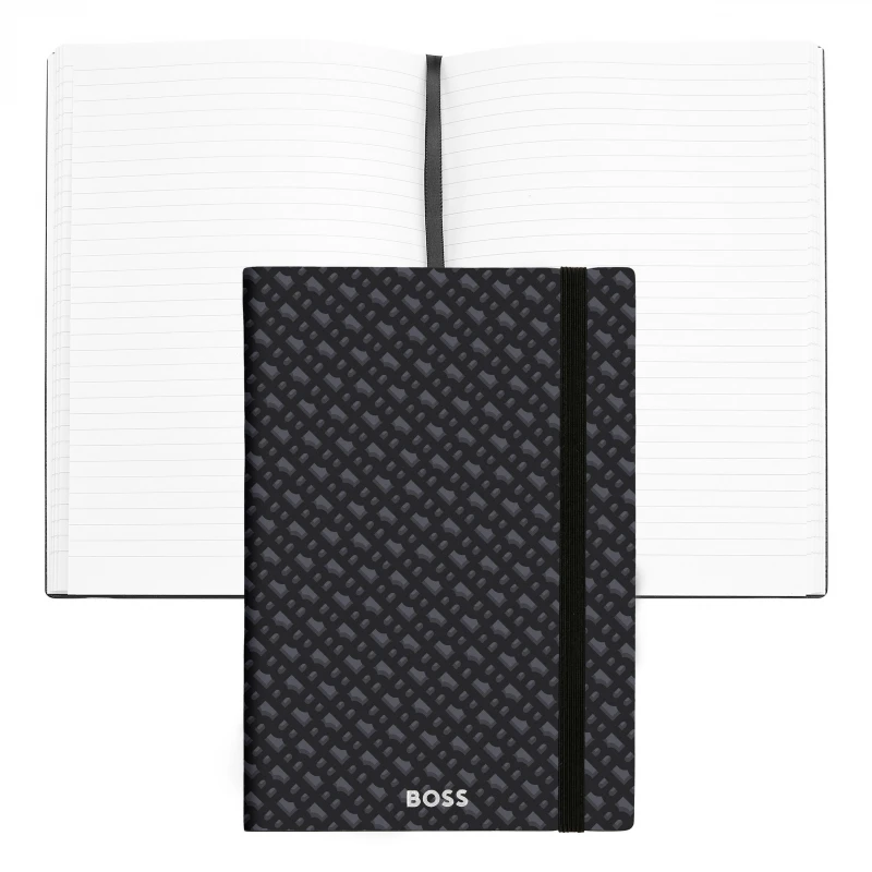 A5 Monogram Camel Lined Notebook