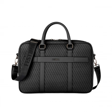 Interlace Document Bag, Navy Blue