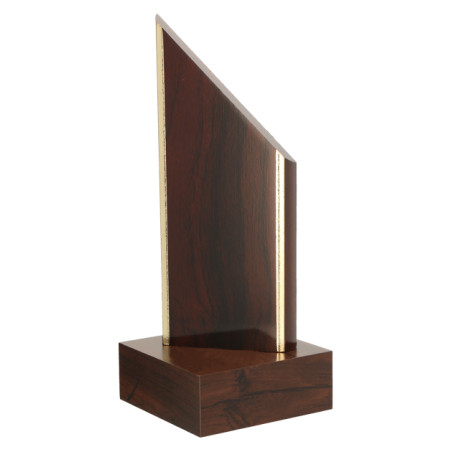 Engraved plastic trophy