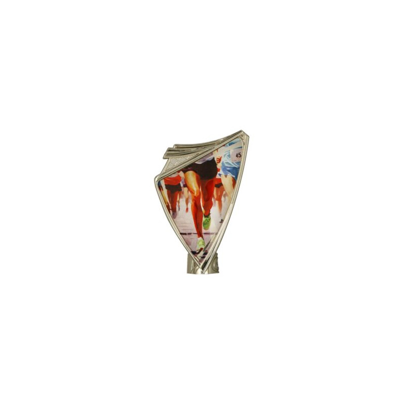 Gold Plastic Emblem with Print - BIEGI