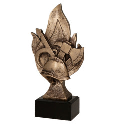 Odlitá figurka – hasiči
