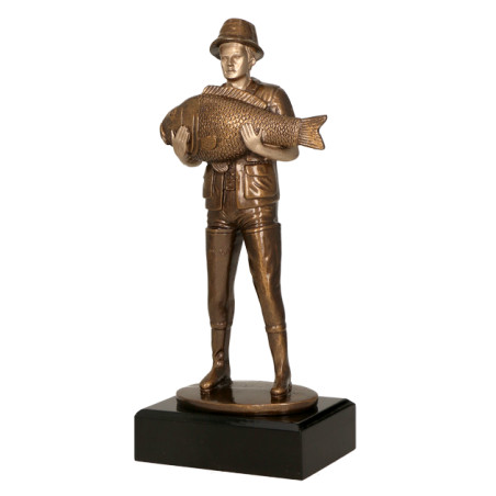Odlitá figurka – rybář
