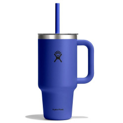 946 ML TRAVEL TUMBLER CLEAR LID CAPRI BLUE
